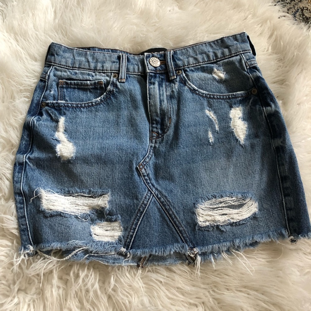 Express Jeans Denim Skirt